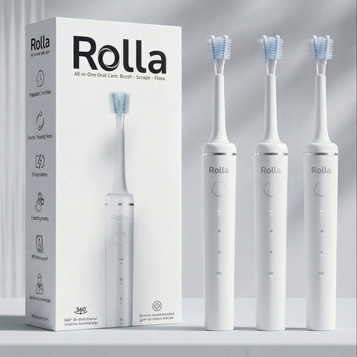 X3 Brosse à Dents Électrique – Double Rotation Intelligente