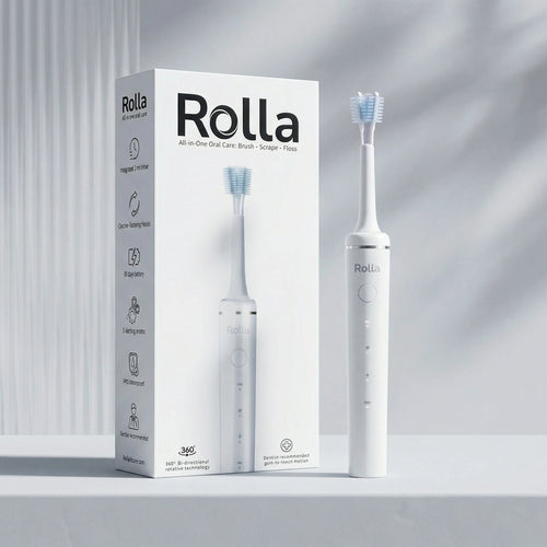 Brosse à Dents Électrique – Double Rotation Intelligente